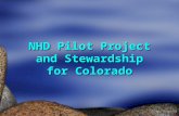 NHD Pilot Project and Stewardship for Colorado. How Did We Get Here?  CDWR Has Been on The Hook for Awhile  Fall of 2007 - High Resolution Available.