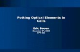 Potting Optical Elements in Cells Eric Booen December 8 th, 2008 OPTI 521.
