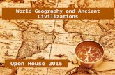 World Geography and Ancient Civilizations Open House 2015