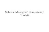 Scheme Managers’ Competency Toolkit. Competency Toolkit.