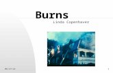 11/14/20151 Burns Linda Copenhaver. 11/14/20152 Introduction Incidence of Burns  450K in U.S. seek medical care annually  Approximately 45K are hospitalized.