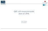 Dan Cheng 6/11/2015 QXF coil measurements plan at LBNL.