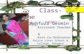 Mehfuza Gesmin Assistant Teacher & Asst.Co-Ordinator Police Lines School & College, Rangpur Class- nine Subject : Accounting Time : 40 minutes.