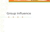 Group Influence. 2 Group: Two or more people who interact with and influence one another Phenomena of collective influence: Social Facilitation Social.