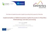 The Natural Capital/Ecosystem Capital Accounting (ECA) project for Mauritius Implementation of SEEA-Ecosystem Capital Accounts in Mauritius Methodology.