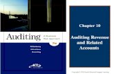 Chapter 10 Auditing Revenue and Related Accounts Copyright © 2010 South-Western/Cengage Learning.