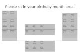 Please sit in your birthday month area. enero – marzo abril – junio enero – marzo abril – junio enero – marzo oct – dici. abril – junio enero – marzo oct.