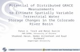 An NSF Science and Technology CenterSAHRA Potential of Distributed GRACE Measurements to Estimate Spatially Variable Terrestrial Water Storage Changes.
