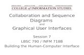 Collaboration and Sequence Diagrams and Graphical User Interfaces Session 7 LBSC 790 / INFM 718B Building the Human-Computer Interface.