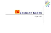 Eastman Kodak A profile. Brief History 1879 – Dry plate technology invented. 1884 – George Eastman – Eastman Dry Plate and Film Co. 1884 - Negative paper.