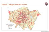 Annual Change in House Prices Source: Land Registry.