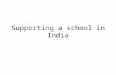 Supporting a school in India. Mr Sewell visited India over half term. He flew into Delhi.