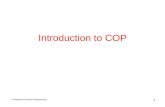 Component Oriented Programming 1 Introduction to COP.