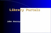 Library Portals John Akeroyd. Portal Definitions Enterprise Information Portals are applications that enable companies to unlock internally and externally.