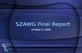 Z ettlement one ccuracy S A WG SZAWG Final Report October 5, 2006.