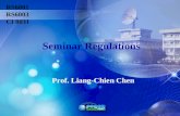 Prof. Liang-Chien Chen Seminar Regulations RS6001 RS6003 CI 8031.