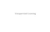 Unsupervised Learning. Supervised learning vs. unsupervised learning.