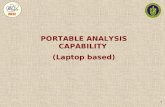 1 PORTABLE ANALYSIS CAPABILITY (Laptop based). 2 Deployment of the Portable System on the basis of Protected Laptop The software and hardware complex.