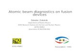 Atomic beam diagnostics on fusion devices Sándor Zoletnik Department of Plasma Physics KFKI Research Institute for Particle and Nuclear Physics (KFKI RMKI)