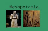 Mesopotamia. Creation of Civilization People were nomads at first—wanders, followed the food Farming allowed people to stay in one place This allowed.