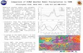 Comparison of ECMWF Weather Model Precipitation to TRMM Christopher Kidd, NASA GSFC / Code 612 and UMD/ESSIC Numerical weather models are valuable, but.