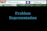 Problem Representation.  Definition Of Problem Representation Definition Of Problem Representation  Methods of problem representation in AI Methods.