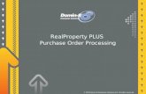 RealProperty PLUS Purchase Order Processing © 2009 Domin-8 Enterprise Solutions LLC. All rights reserved.
