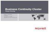 January 8, 2009 Business Continuity Cluster Always Running Gregg A. Hinchman Consultant Hinchman Consulting gregg@HinchmanConsulting.com.