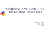 1 Chapter2. XML Structures for Existing Databases Database 연구실 석사 1 학기 편선경.