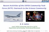 1 R. D. Gehrz Sofia Science Steering Committee, NASA ARC, Moffet Field, CA, September 29, 2009 Recent Activities of the SOFIA Community Task Force (SCTF):