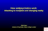 How antipsychotics work: Attaching to receptors and changing reality Shitij Kapur Institute of Psychiatry, King’s College London.