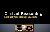 Clinical Reasoning Hypothesis-Driven History-Taking Project.