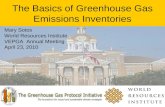 The Basics of Greenhouse Gas Emissions Inventories Mary Sotos World Resources Institute VEPGA Annual Meeting April 23, 2010.