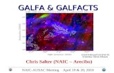NAIC-AUSAC Meeting April 19 & 20, 2010 Chris Salter (NAIC – Arecibo) GALFA & GALFACTS GALFA-HI and GALFACTS (Courtesy: Steven Gibson)