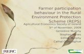 Farmer participation behaviour in the Rural Environment Protection Scheme (REPS) Agricultural Economics Society of Ireland 5 nd of November, 2009 Geraldine.