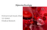 Nanotechnology Muhammad Awais Afzal 12-10463 Medical Biotech.