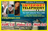 Internet Telephony Conference & Expo San Diego California, USA October 10 – 13 The Leading IP Communications Event Since 1999.