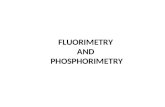 FLUORIMETRY AND PHOSPHORIMETRY. INTRODUCTION Fluorescence is the emission of visible light by a substance that has absorbed light of a different wavelength.