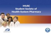 MUSC Student Society of Health-System Pharmacy. American Society of Health-System Pharmacists 46 th ASHP Midyear Clinical Meeting & Exhibition December.