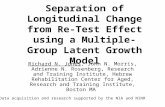 Separation of Longitudinal Change from Re-Test Effect using a Multiple-Group Latent Growth Model Richard N. Jones, John N. Morris, Adrienne N. Rosenberg,