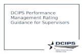 DCIPS Performance Management Rating Guidance for Supervisors.