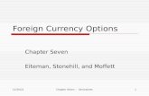 Foreign Currency Options Chapter Seven Eiteman, Stonehill, and Moffett 11/21/20151Chapter Seven - Derivatives.