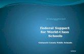 Federal Support for World-Class Schools Gwinnett County Public Schools 4/18/13.