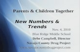 Parents & Children Together Nov. 4, 2010 Blue Ridge Middle School Debe Campbell, Director Navajo County Drug Project  Nov.