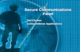Secure Communications Panel Ted Clowes Cubic Defense Applications Ted Clowes Cubic Defense Applications.