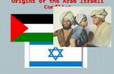 Origins of the Arab Israeli Conflict. A Variety of Starting Points ●Biblical enmity between Abraham’s sons: Isaac and Ishmael ●the advent of Islam ●the.