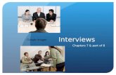Interviews Chapters 7 & part of 8 Google Images. Agenda Discussion of Housekeeping items Chapter 7 Discussion Chapter 8 Discussion Closing Remarks Google.