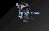 Dan Lewis, PT Deb Soares OTR/L. AlterG Products Anti- Gravity Treadmill Bionic Leg AlterG 2.