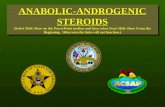 ANABOLIC-ANDROGENIC STEROIDS (Select Slide Show on the PowerPoint toolbar and then select Start Slide Show From the Beginning. Otherwise the links will