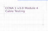 CCNA 1 v3.0 Module 4 Cable Testing. Objectives Waves.